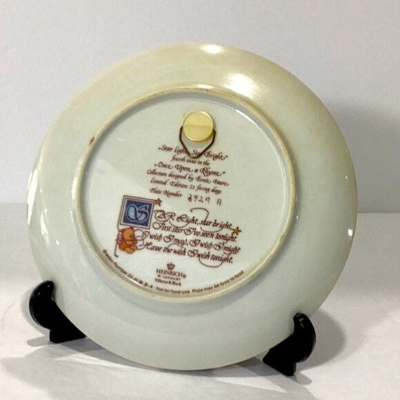 Vintage Heinrich Set of 3 Villeroy &‎ Boch Once Upon A Rhyme Plates Collectable - Picture 6 of 10